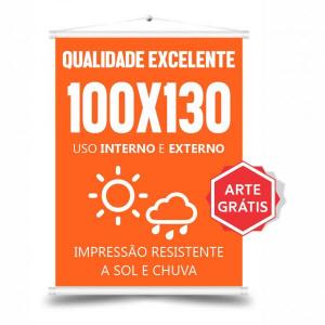Banner Lona 100x130 - Arte Grátis - Alta Qualidade e Personalização