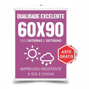 Banner Lona 60x90 - Arte Grátis - Alta Qualidade e Personalização