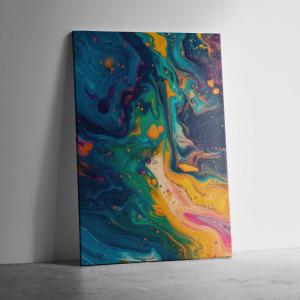 Quadro Cores Cósmicas 50x70 cm Canvas 50x70 cm    