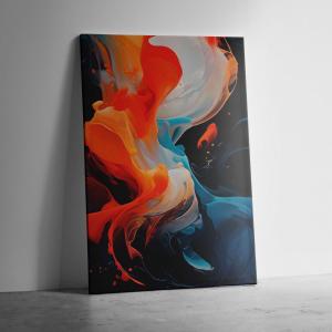 Quadro Dança Ígnea 50x70 cm Canvas 50x70 cm    