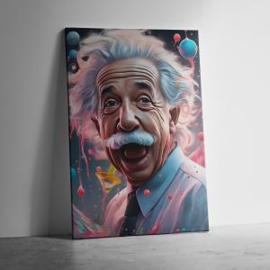 Quadro Genius Alegre 50x70 cm Canvas 50x70 cm    