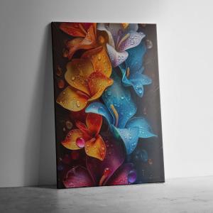Quadro Gotas 50x70 cm Canvas 50x70 cm    
