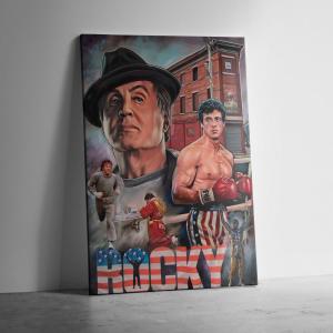 Quadro Lenda Rocky 50x70 cm Canvas 50x70 cm    