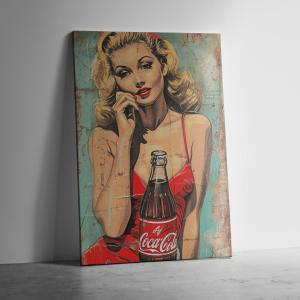 Quadro Retro Refresco 50x70 cm Canvas 50x70 cm    