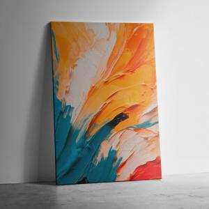 Quadro Fogo Gelado 50x70 cm Canvas 50x70 cm    