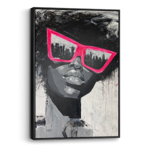 Quadro Visão Urbana 50x70 cm Canvas 50x70 cm    
